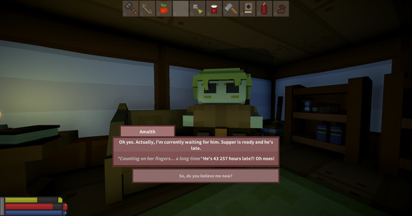 Screenshot z Myrne: The Quest Screenshot z Myrne: The Quest