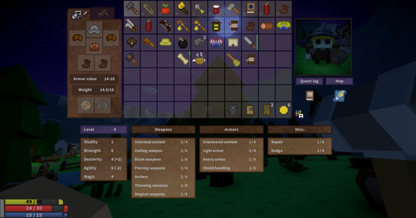 Screenshot z Myrne: The Quest Screenshot z Myrne: The Quest