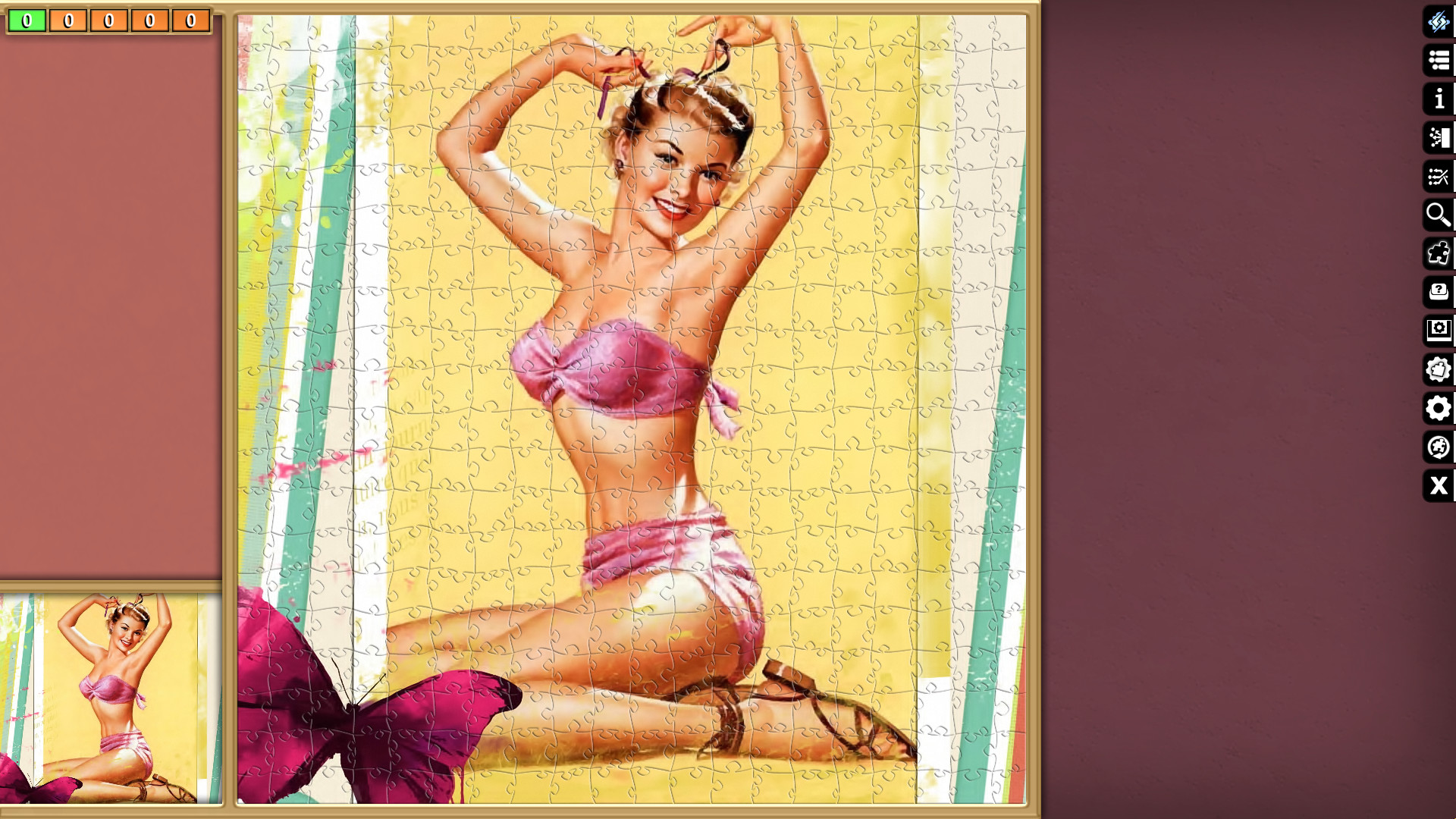 Jigsaw Puzzle Pack - Pixel Puzzles Ultimate: Pin-Ups Featured Screenshot #1