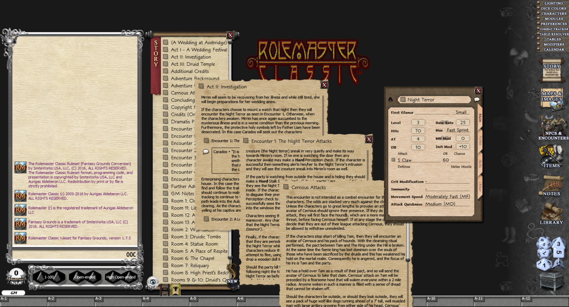 Fantasy Grounds - A Wedding at Axebridge (RMC) Featured Screenshot #1