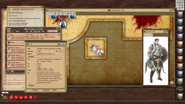Fantasy Grounds - Mini-Dungeon #021: Daenyr’s Return (PFRPG)