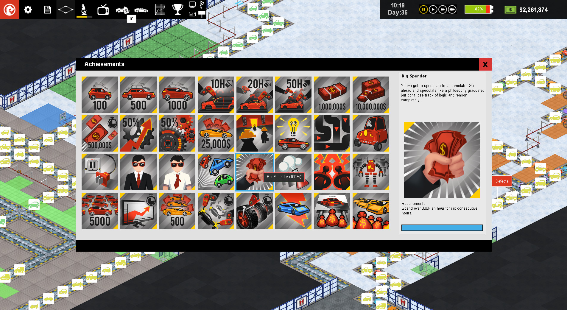 Production Line : Car factory simulation