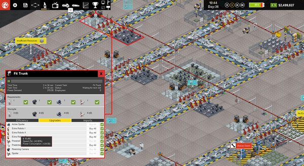 Production Line : Car factory simulation: скриншот 8