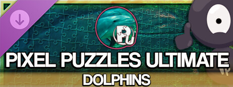 Jigsaw Puzzle Pack - Pixel Puzzles Ultimate: Dolphins cover art