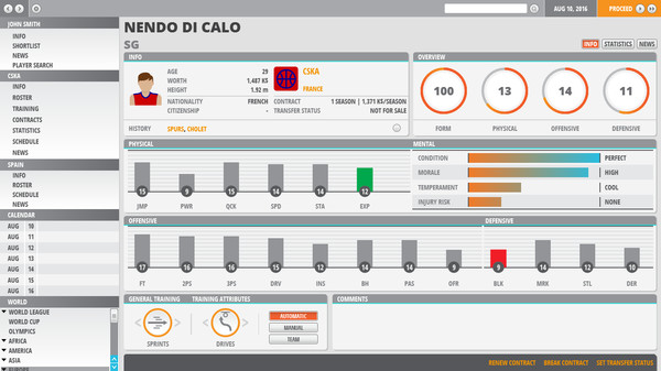 Screenshot 2 of World Basketball Manager 2