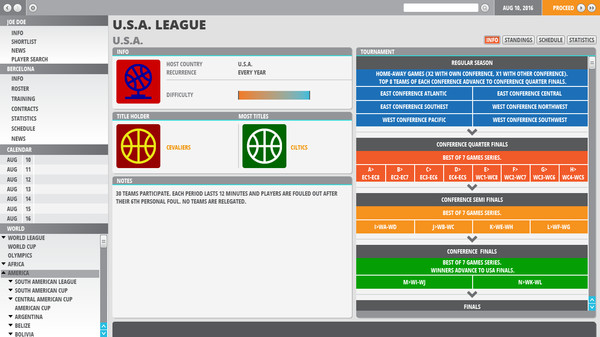 Screenshot 1 of World Basketball Manager 2