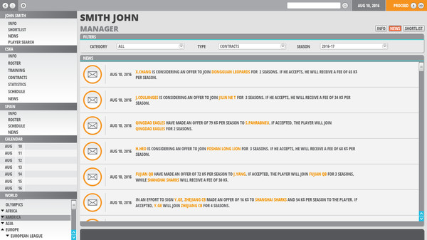 Screenshot 5 of World Basketball Manager 2