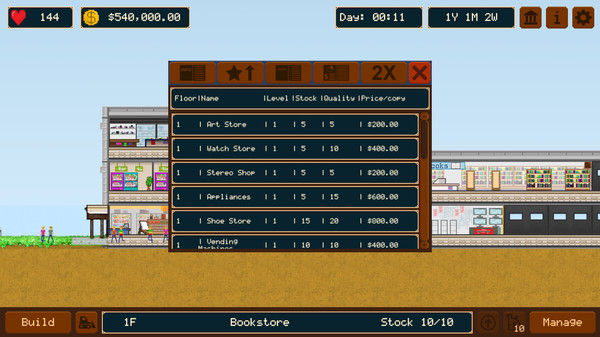 Screenshot z Mall Empire
