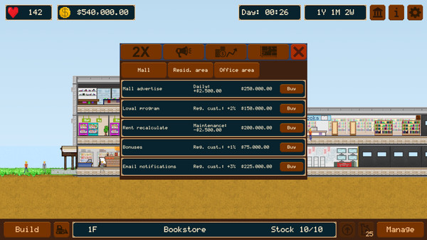 Screenshot z Mall Empire