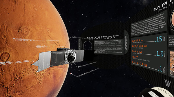 Screenshot z Spacetours VR - Ep1 The Solar System Screenshot z Spacetours VR - Ep1 The Solar System