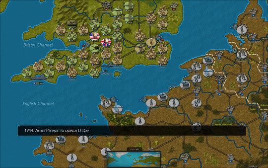 Screenshot z Strategic Command WWII: War in Europe