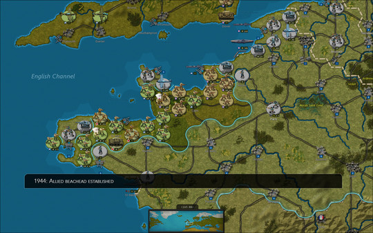 Screenshot z Strategic Command WWII: War in Europe