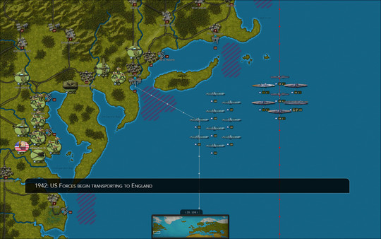Screenshot z Strategic Command WWII: War in Europe