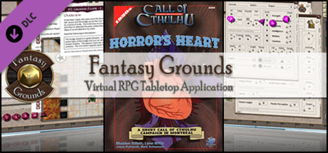Fantasy Grounds - Horror's Heart (Call of Cthulhu) Header Image