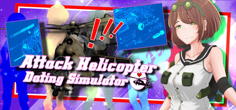 Attack Helicopter Dating Simulator by Curse Box Studios - $9.99 game cover