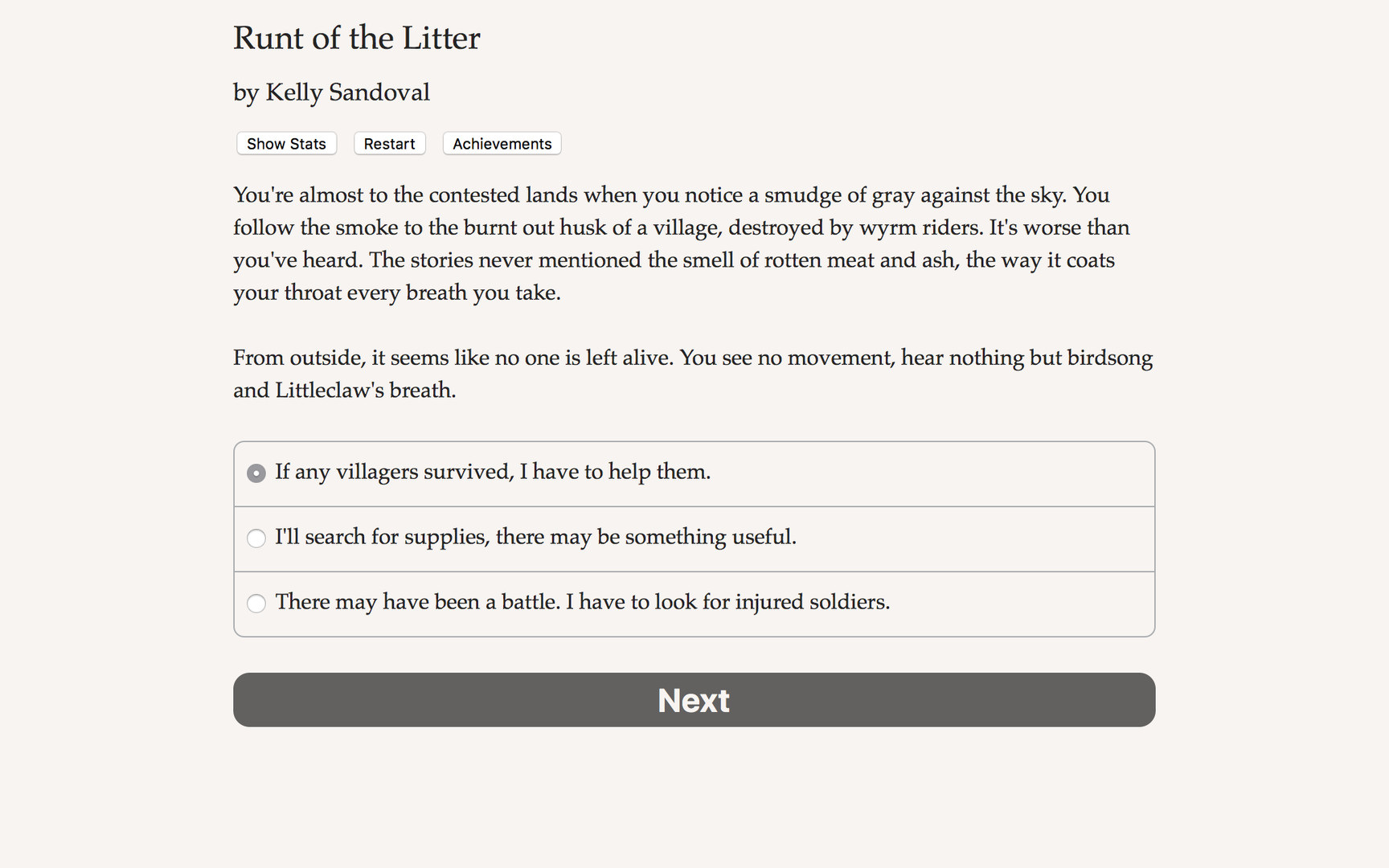 Runt of the Litter Demo Featured Screenshot #1