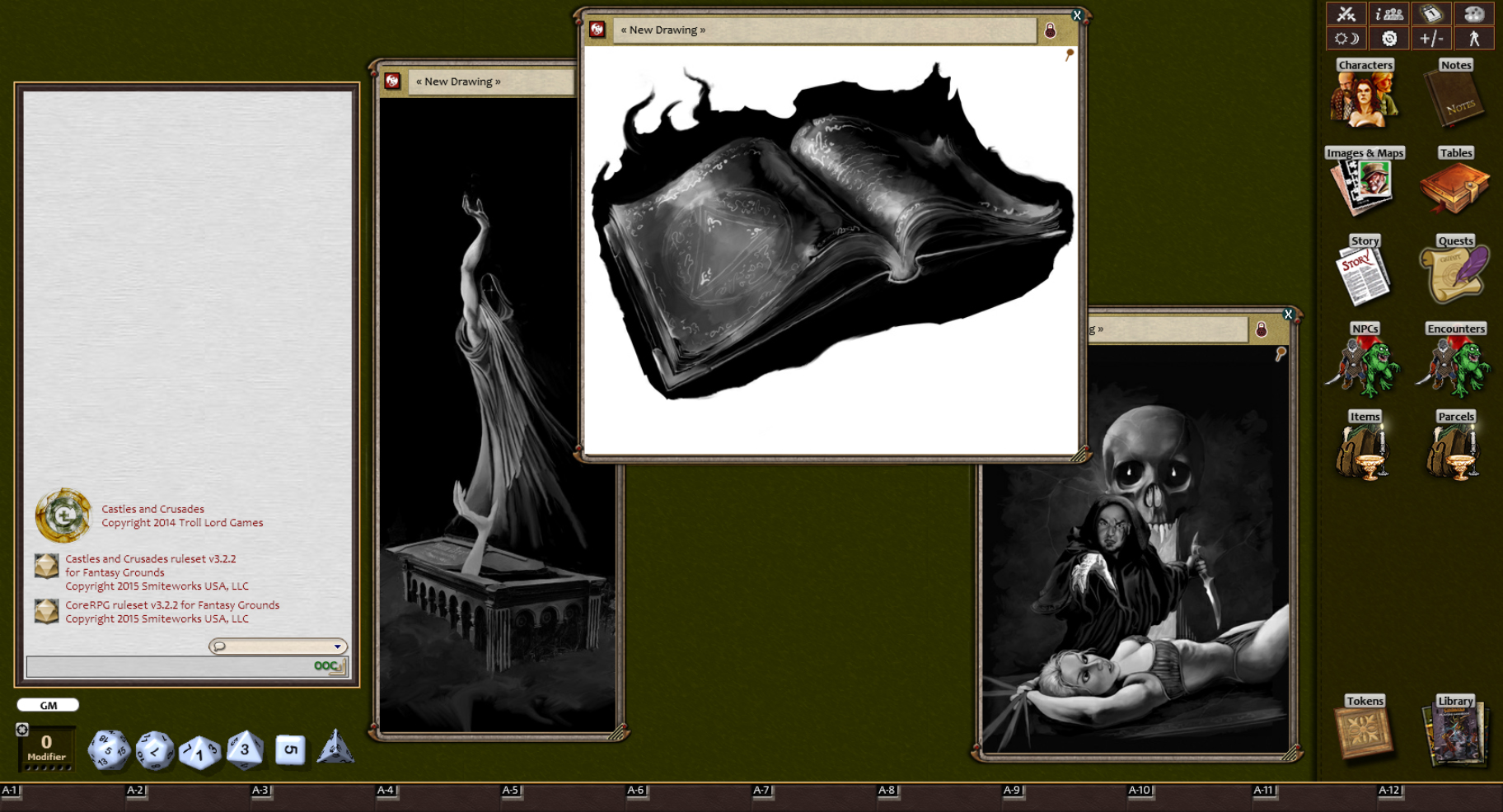 Fantasy Grounds - The Black Libram of Natarus (Castles & Crusades) Featured Screenshot #1