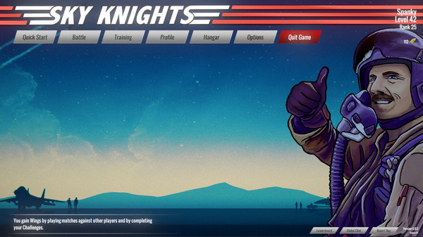 Screenshot z Sky Knights
