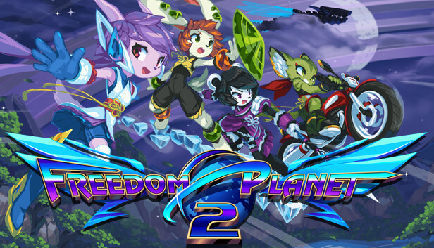Vibrant landscape from Freedom Planet 2 showcasing fast-paced gameplay.