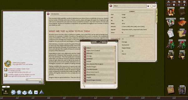 Fantasy Grounds - Monster & Treasure of Airhde (Castles & Crusades)