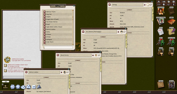 Fantasy Grounds - Monster & Treasure of Airhde (Castles & Crusades)