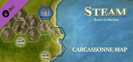 Steam: Rails to Riches - Carcassonne Map banner image