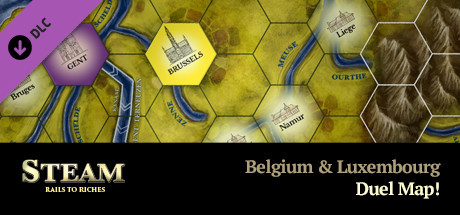 Steam: Rails to Riches - Belgium & Luxembourg Map banner image