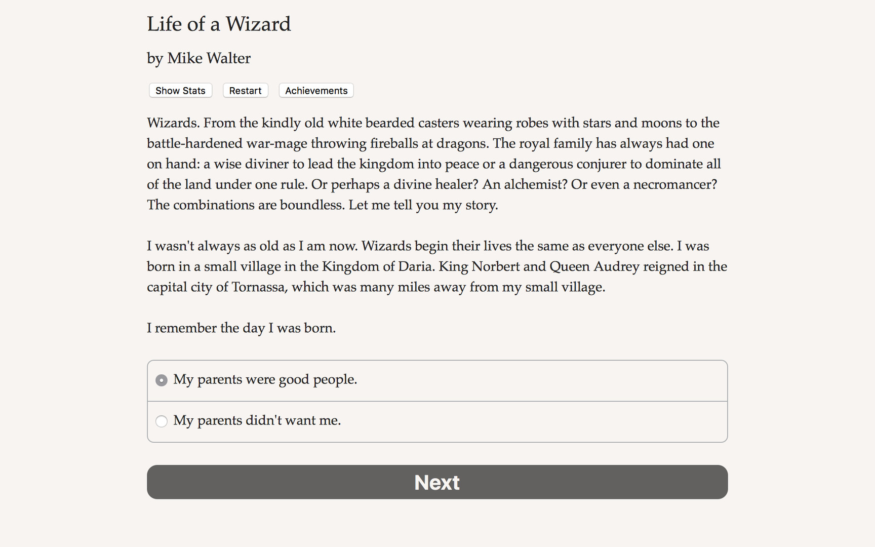 Life of a Wizard Demo Featured Screenshot #1