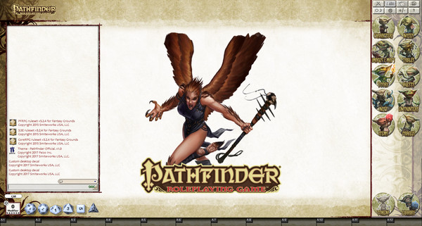 Screenshot z Fantasy Grounds - Pathfinder RPG - Bestiary 1 Pack (PFRPG)