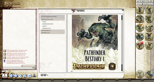 Fantasy Grounds - Pathfinder RPG - Bestiary 1 Pack (PFRPG)