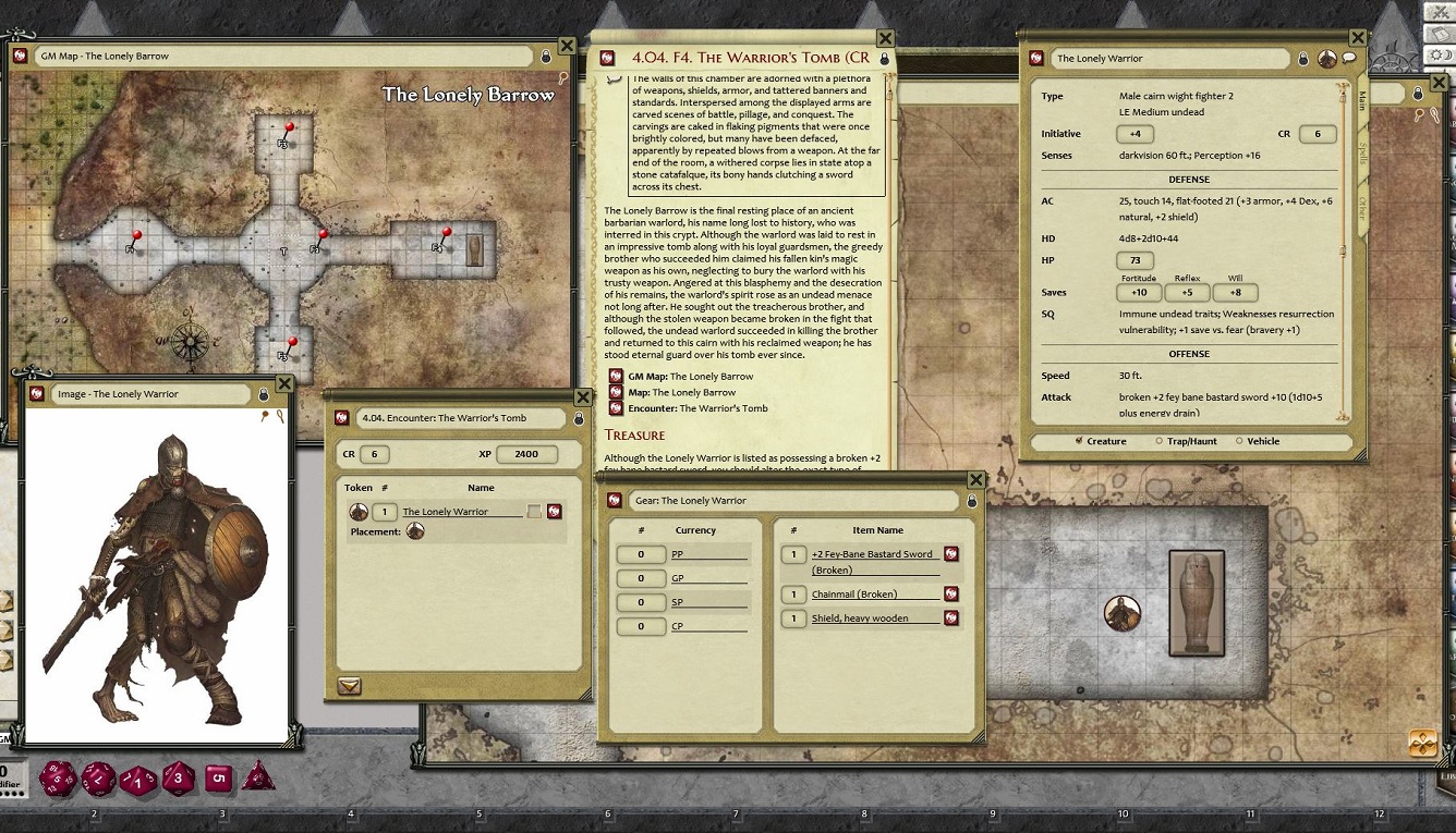 Fantasy Grounds - Pathfinder RPG - Kingmaker AP 2: Rivers Run Red (PFRPG) screenshot 4