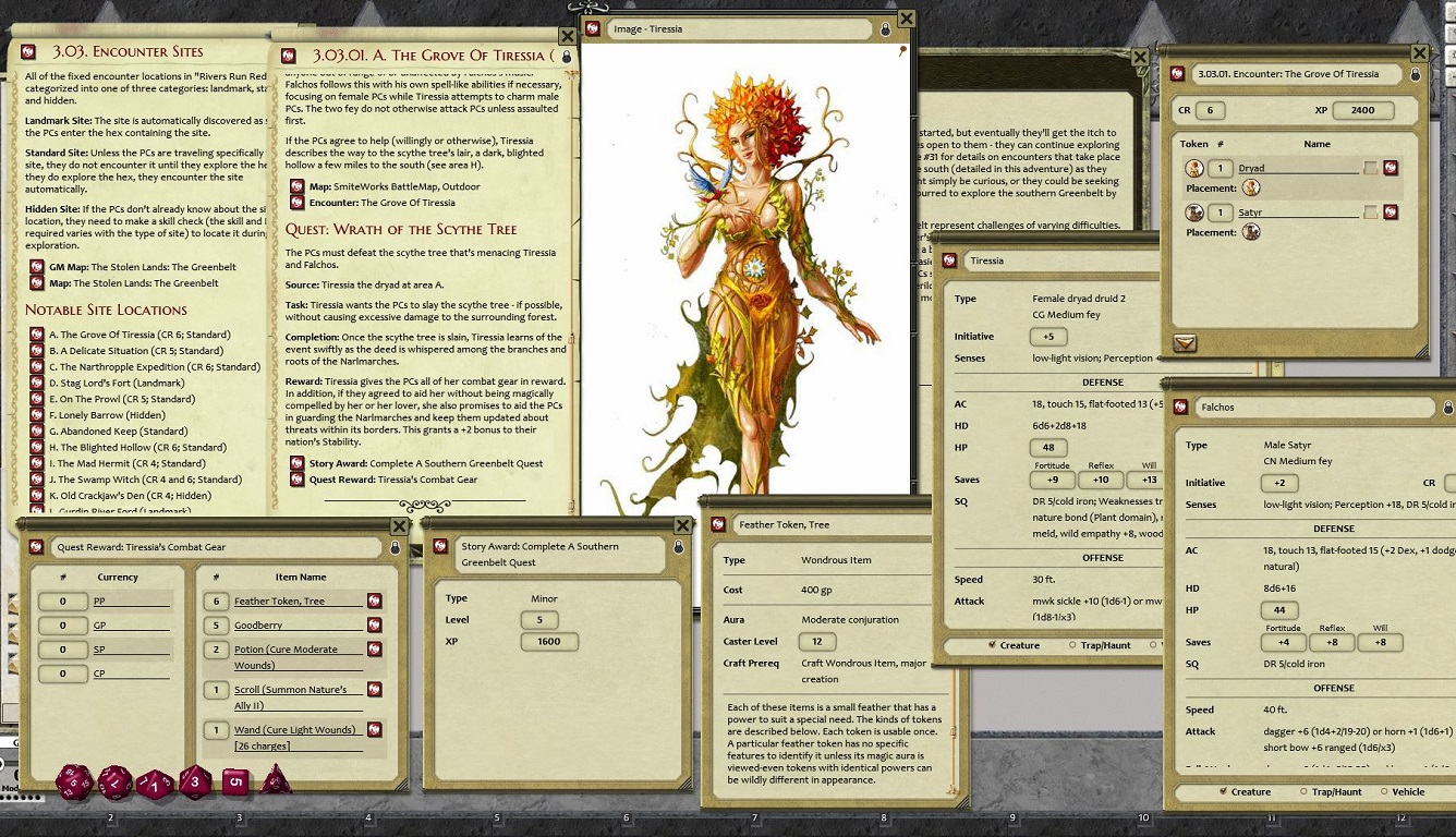 Fantasy Grounds - Pathfinder RPG - Kingmaker AP 2: Rivers Run Red (PFRPG) screenshot 2