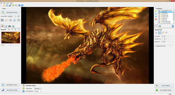 Screenshot z Live Wallpaper Master