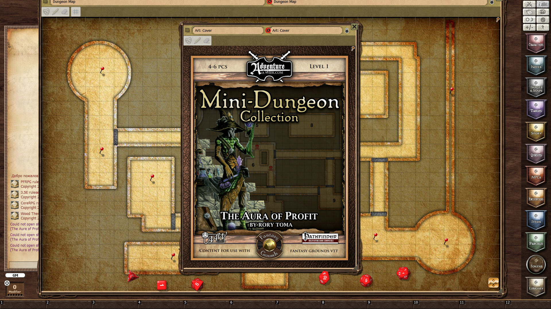 Fantasy Grounds - Mini-Dungeon #023: The Aura of Profit (PFRPG) Featured Screenshot #1