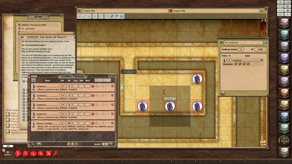 Fantasy Grounds - Mini-Dungeon #023: The Aura of Profit (PFRPG)