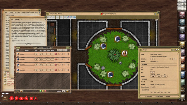 Fantasy Grounds - Mini-Dungeon #024: The Lapis Maiden of Serena Hortum (PFRPG)