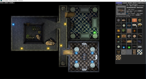 Screenshot z Arcane Mapper