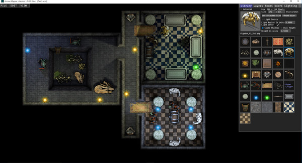 Screenshot z Arcane Mapper