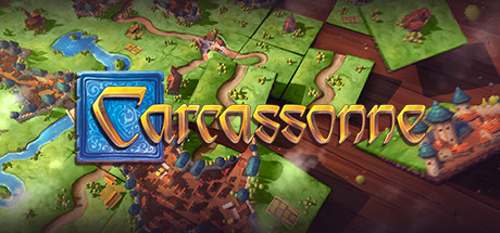 Steam header art for Carcassonne: The Official Board Game