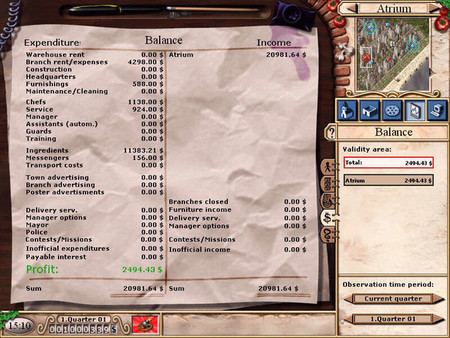 Screenshot z Pizza Connection 2