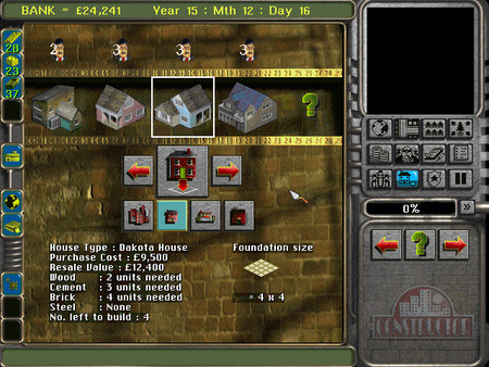 Screenshot z Constructor Classic 1997