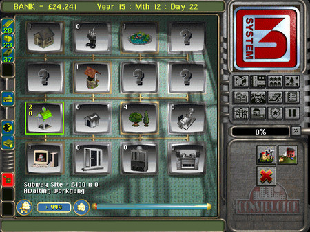 Screenshot z Constructor Classic 1997