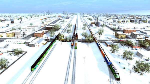 Trainz 2019 DLC: Season Town Northern Rail Road Route