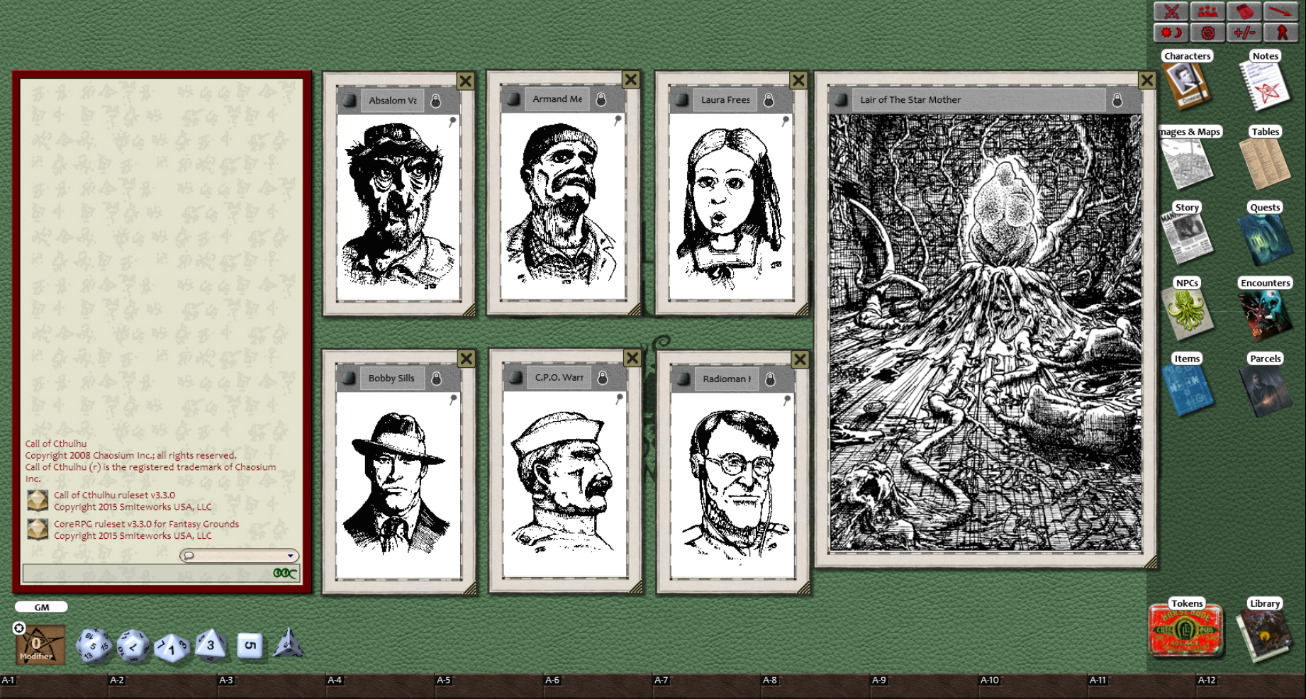 Fantasy Grounds - Dead in the Water (CoC) Featured Screenshot #1