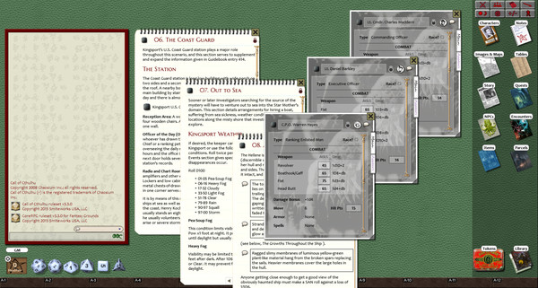 Fantasy Grounds - Dead in the Water (CoC)