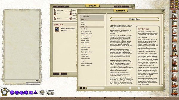 Fantasy Grounds - Perilous Places & Serious Situations (Savage Worlds) screenshot 7