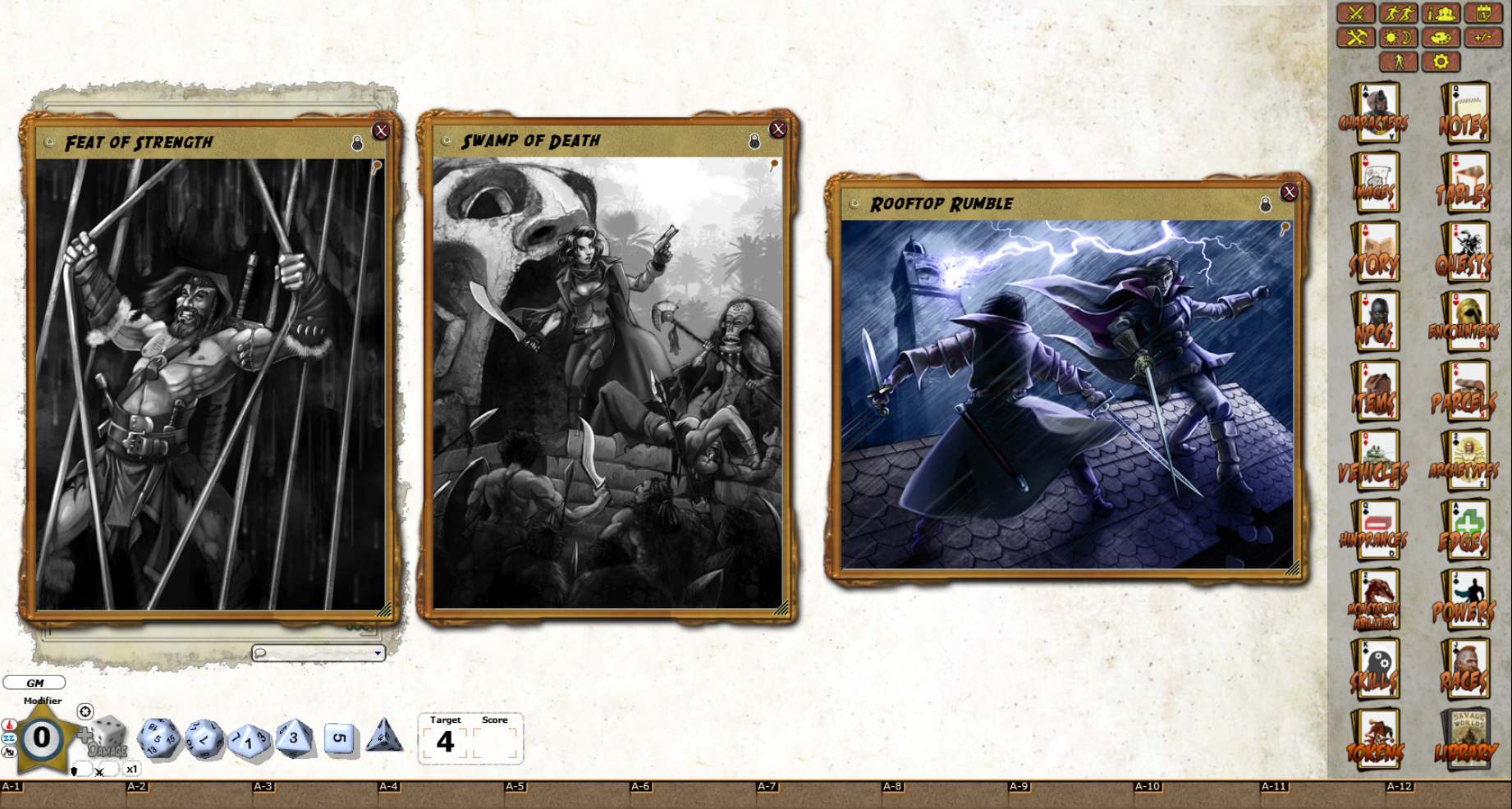 Fantasy Grounds - Perilous Places & Serious Situations (Savage Worlds)のスクリーンショット 1