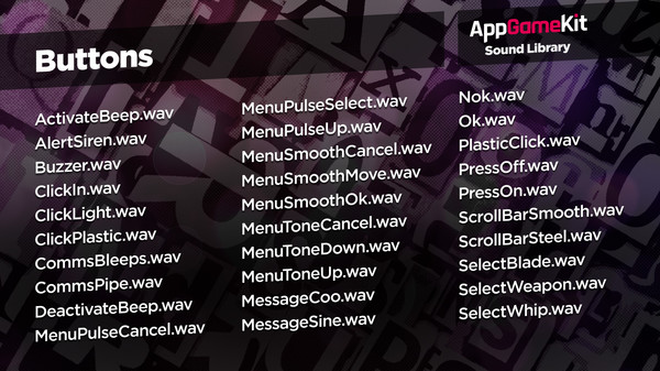 AppGameKit Classic - Sound Library