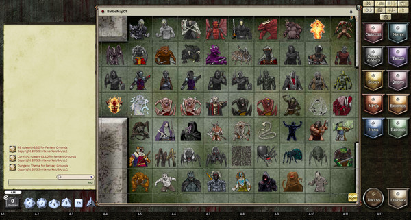 Fantasy Grounds - P2 - The Dark City of the Queen of Spiders 4E Fantasy (Token Pack)