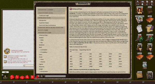 Fantasy Grounds - Expanding Classes (Castles & Crusades)